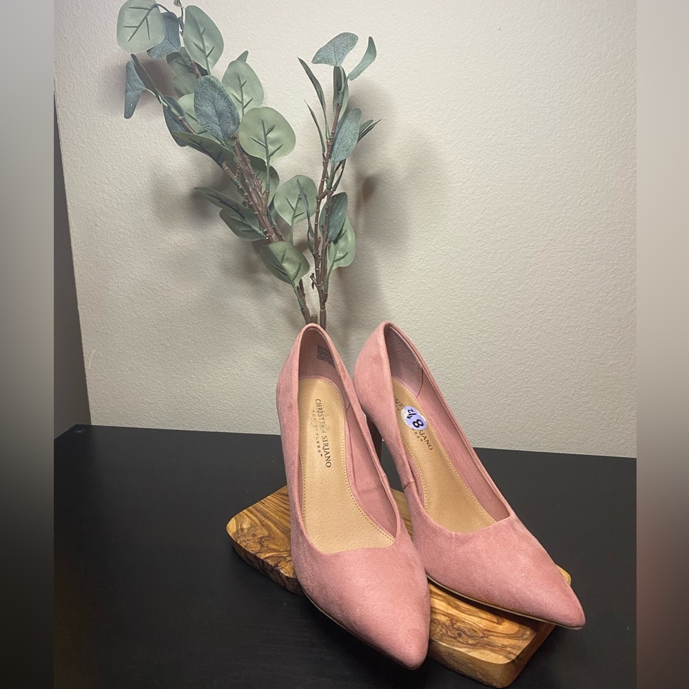 Pink Closed Toe Pumps